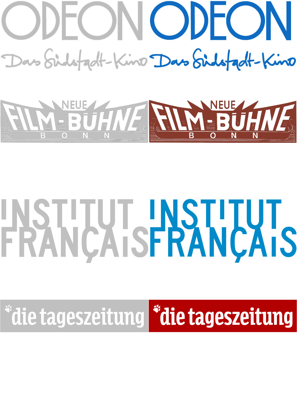 Logo des Odeon, Odeon das Südstadt Kino